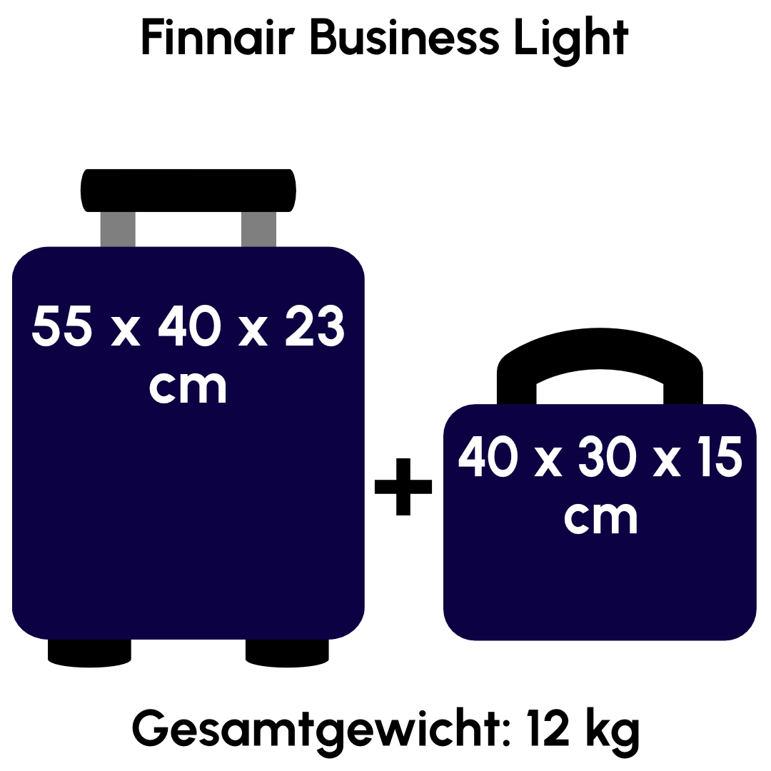 Finnair Gepäckregel Business Light