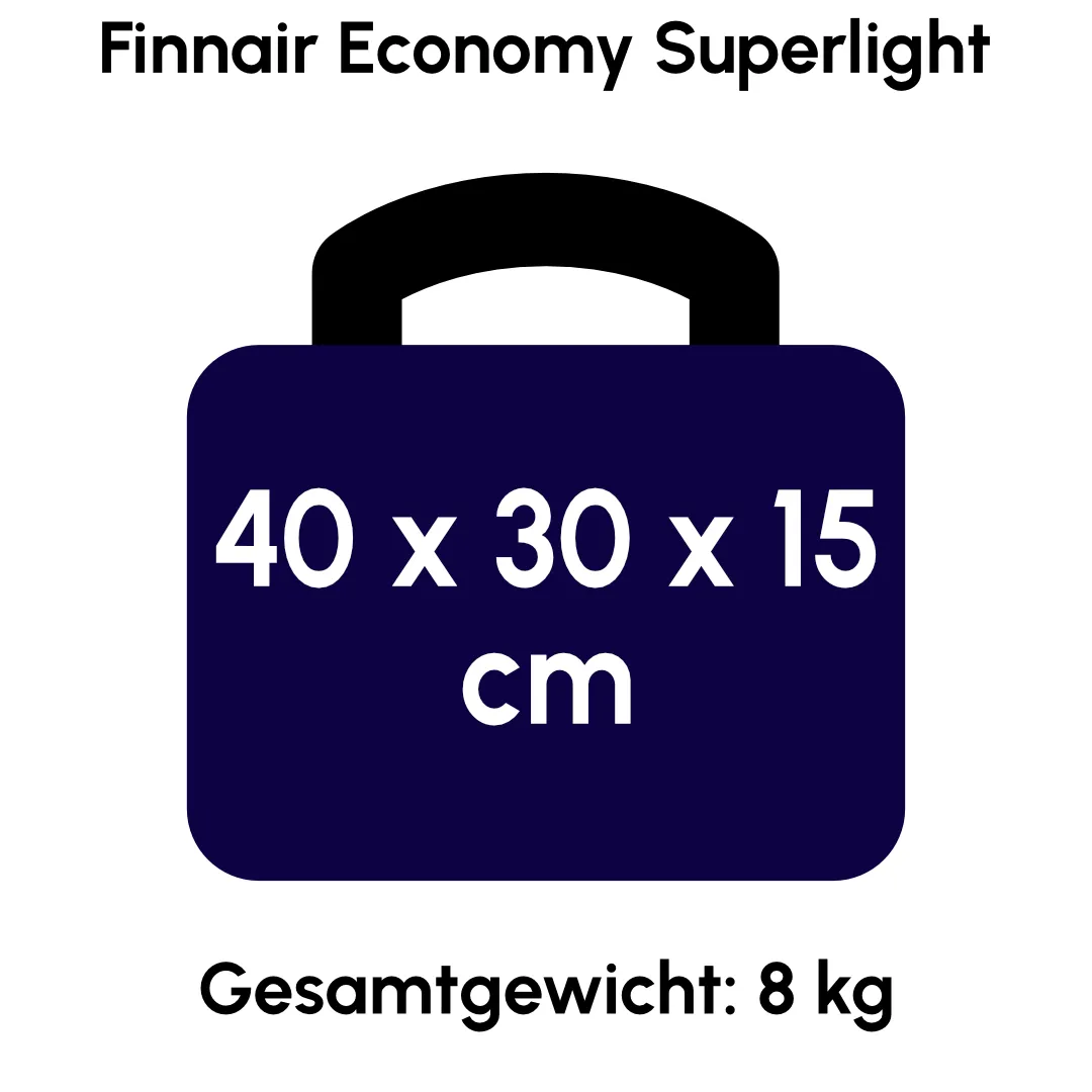 Finnair Gepäck-Regel Superlight